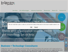 Tablet Screenshot of ledgeviewpartners.com
